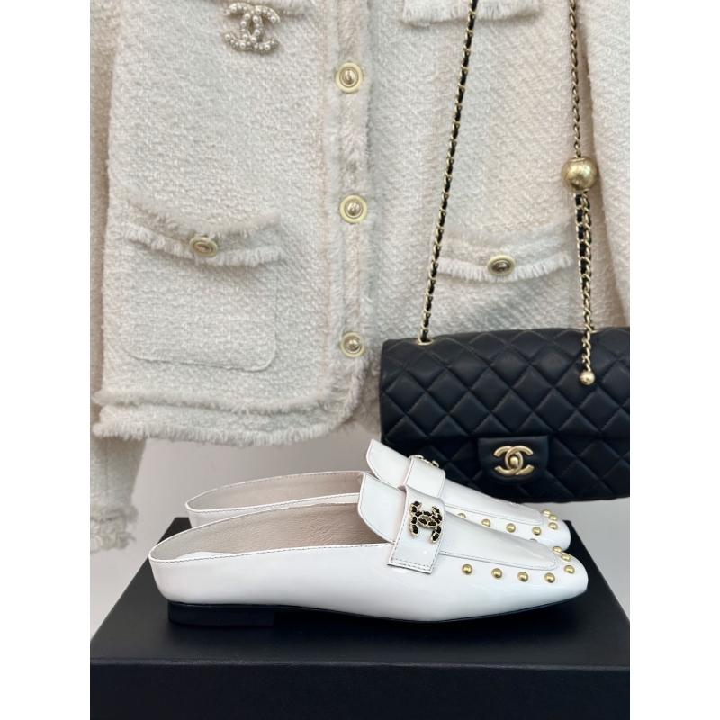Ch*el leather shoes